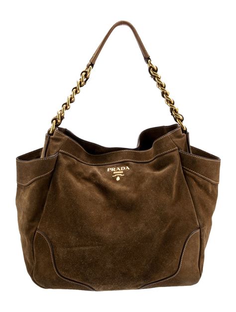 Prada Scamosciato Hobo 